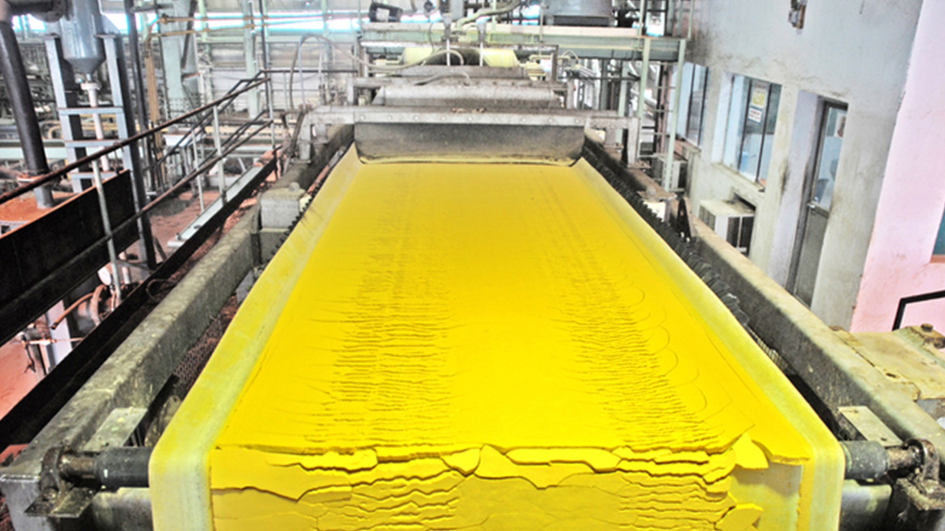Yellow cake production process.